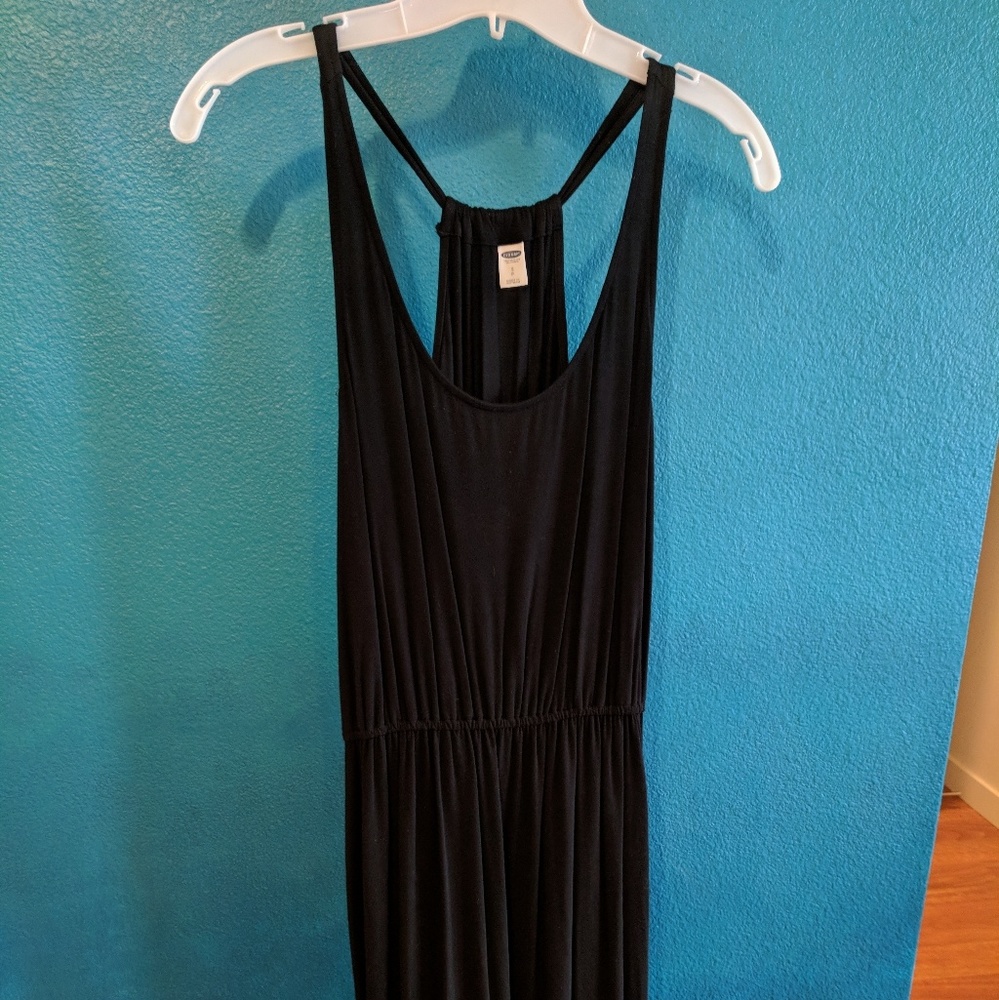 Old Navy black casual halter sundress